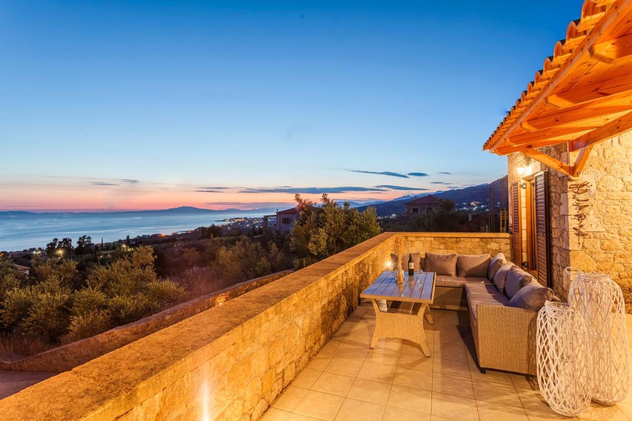 Mani Panoramic Seaviews - Luxury Summer Haven Leuktron Buitenkant foto